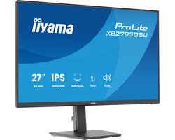 iiyama ProLite XB2793QSU-B1 - 27 inch - QHD - IPS - USB-Hub (2x) - verstelbaar