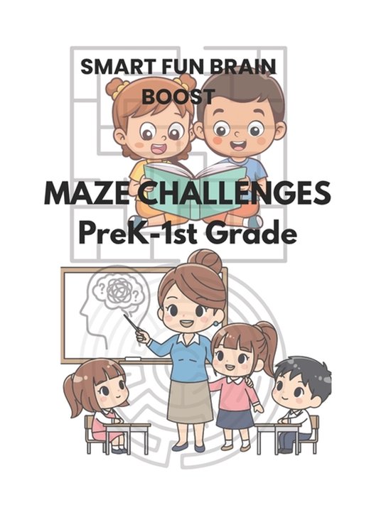 Early Grade School Smart Fun Maze Challenges Worksheet: Teachers PreK ...