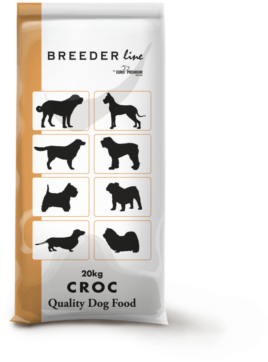 Euro-Premium Hondenvoer Droog Breeder Line Croc - 20 kg