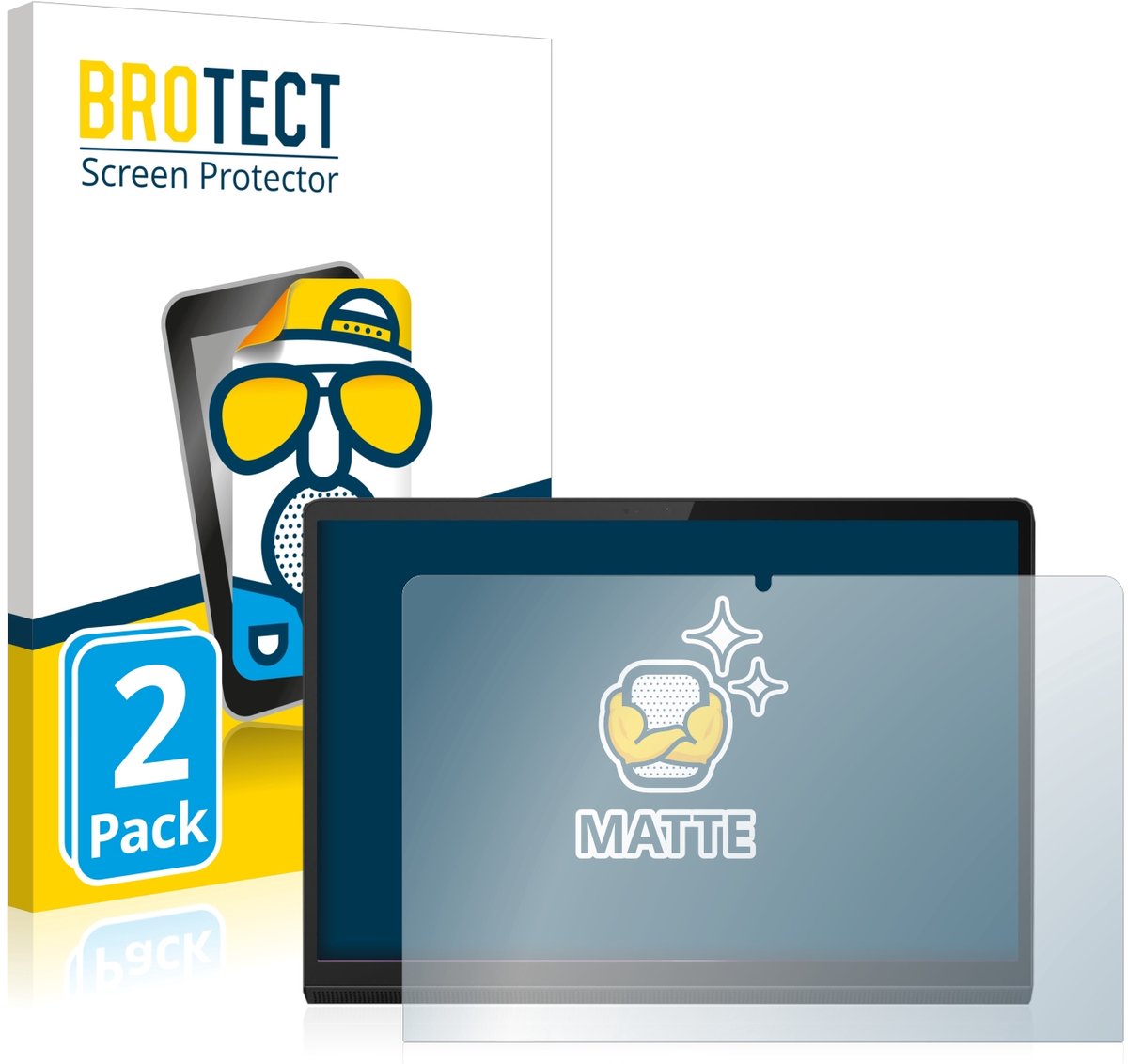 BROTECT - Screenprotector voor Lenovo Yoga Tab 11 - Folie Beschermfolie matte 2 Stuks