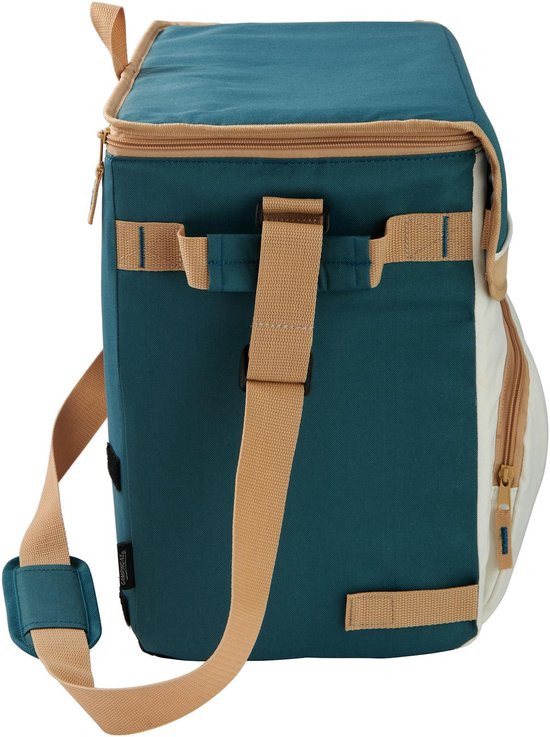 Campingaz Fold'N Cool MiniMaxi 30L Koeltas - 12x 1,5 liter - Antibacteriële voering - groen/beige/wit van Merkloos — afbeelding 2