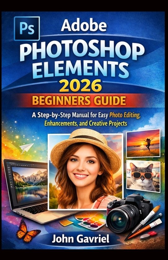 Adobe Photoshop Elements 2026 Beginners Guide - cover