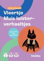 Vleertje muis luisterkaart Besties - Vleertje Muis luisterverhaaltjes - Luisterboek kinderen Nederlands