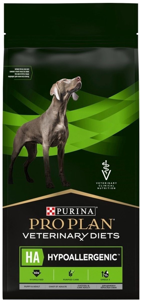 Purina Pro Plan Veterinary Diets HA Hypoallergenic - Hondenvoer - 11 kg