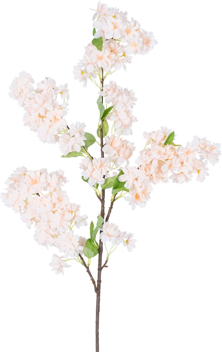 Easyplants | Kunst Kersenbloesem 100 cm wit/roze | Zijde | Nepbloemen | roze | Onderhoudsvrij | Kant-en-klaar
