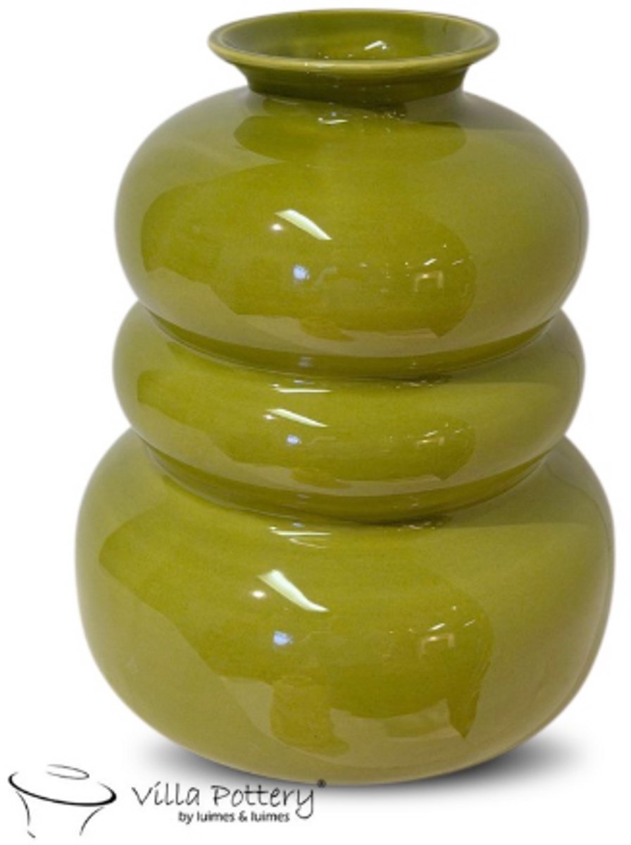 Villa Pottery Vaas - Villa Pottery - Decoratie - Woondecoratie - Keramiek - Waterdicht - Bolla Vie 1_2 S. Green Lichtgroen