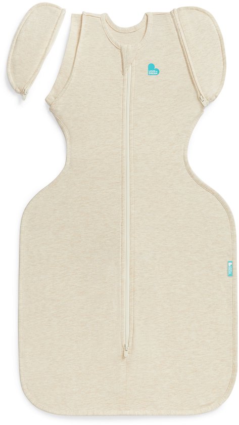 Love to Dream™ Babyslaapzak Swaddle Up™ - Inbakeren afbouwen - Baby 3-6 maanden - 6-8.5 kg - All Season - Oatmeal