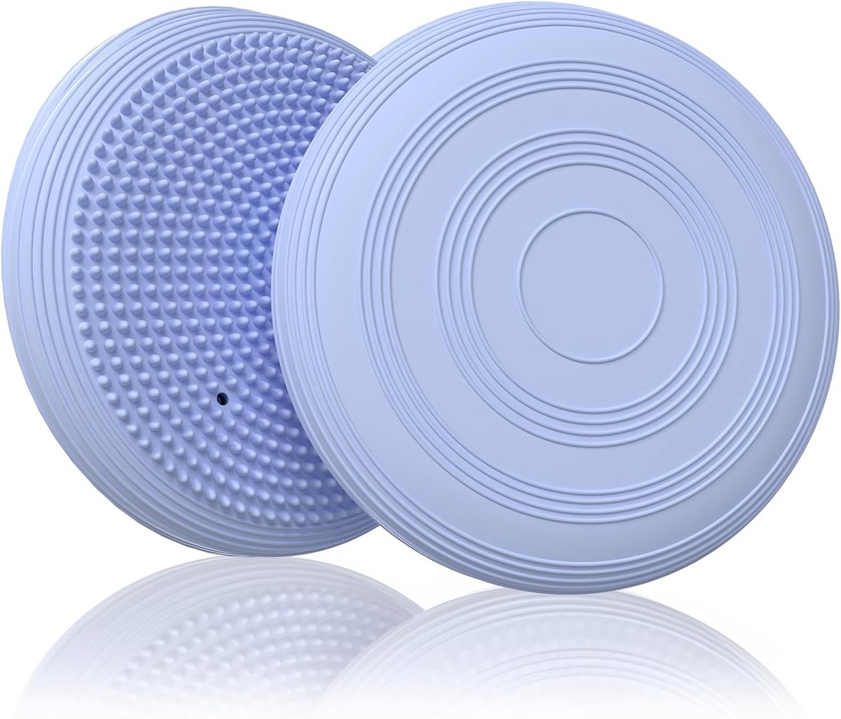 Wiebelkussen - Balanskussen - Balkussen - Komfortabel Zitten - Volwassenen en kinderen - Balansbord - Balance Board - Balanstrainer - Balansbal - Fitnessbal - Lichtblauw - 34 cm - van Imperatoris