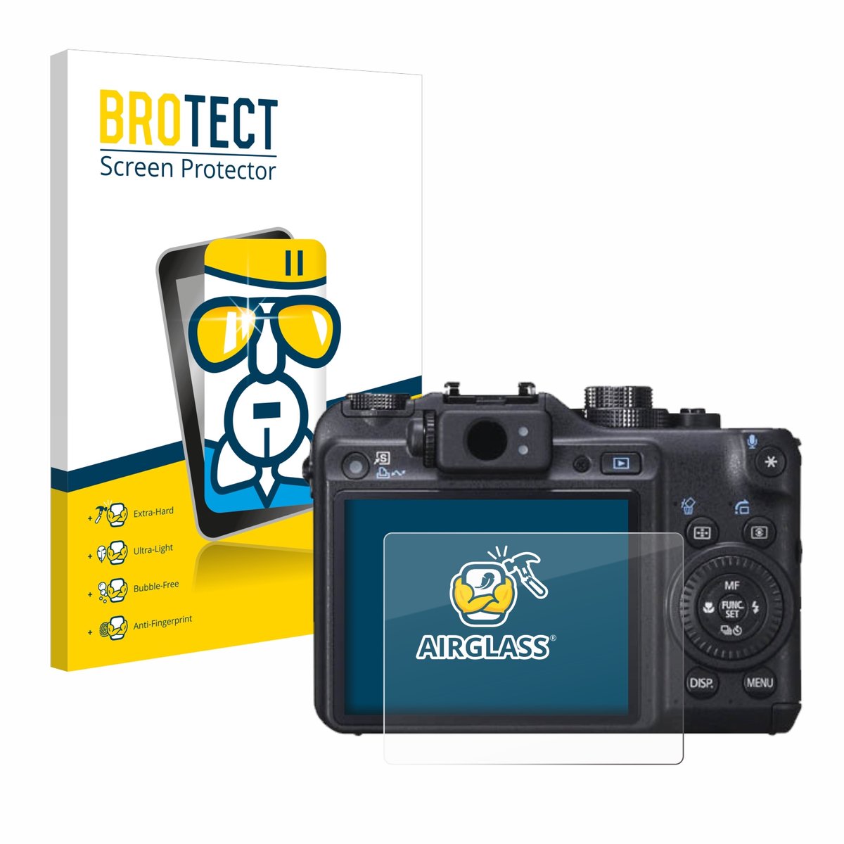 Screenprotector voor Canon PowerShot G10 Beschermglas transparant