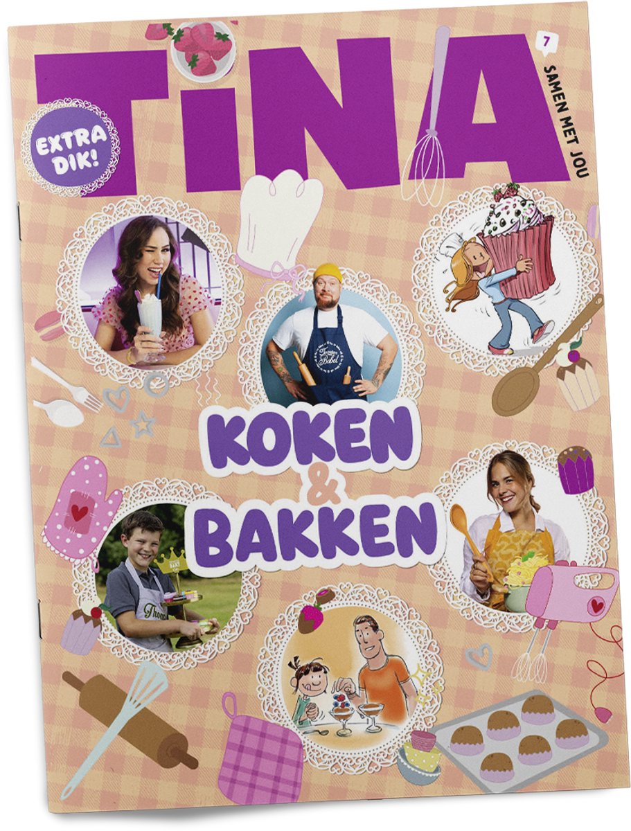 TiNA magazine nr. 7 - 2026 - tijdschriften - magazine - extra dik - Koken&bakken - meiden