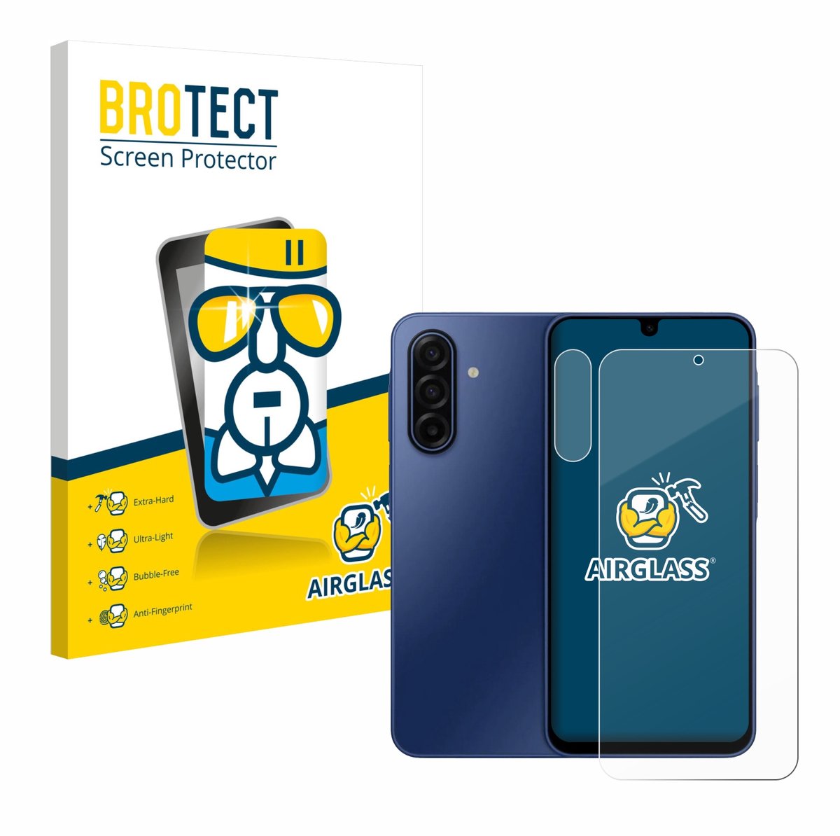 Screenprotector voor Samsung Galaxy A17 5G (Voor+Camera) Beschermglas transparant
