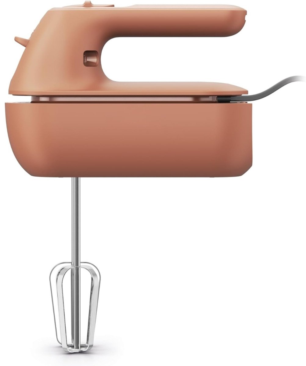 Handmixer - draagbaar dankzij geïntegreerde koffer - inclusief roestvrijstalen garde en kneedhaak - maatlepel - 350 W