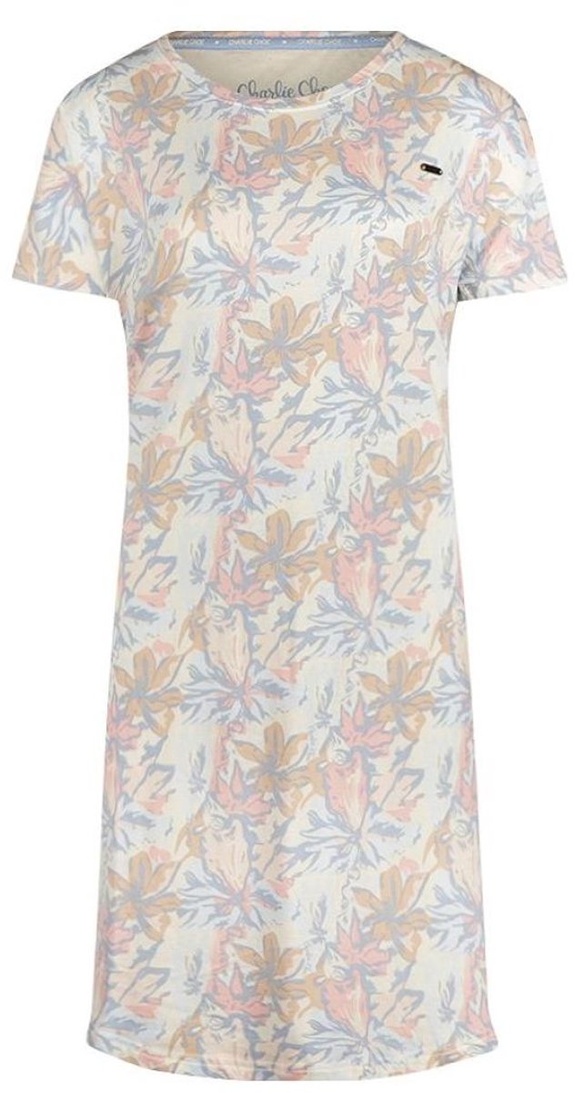 Charlie Choe Women bigshirt maat L katoen Multi