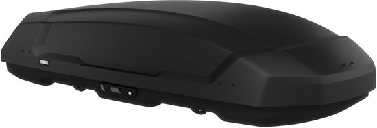 Zwarte Thule Force 3L dakkoffer met logo, geïsoleerd op witte achtergrond.