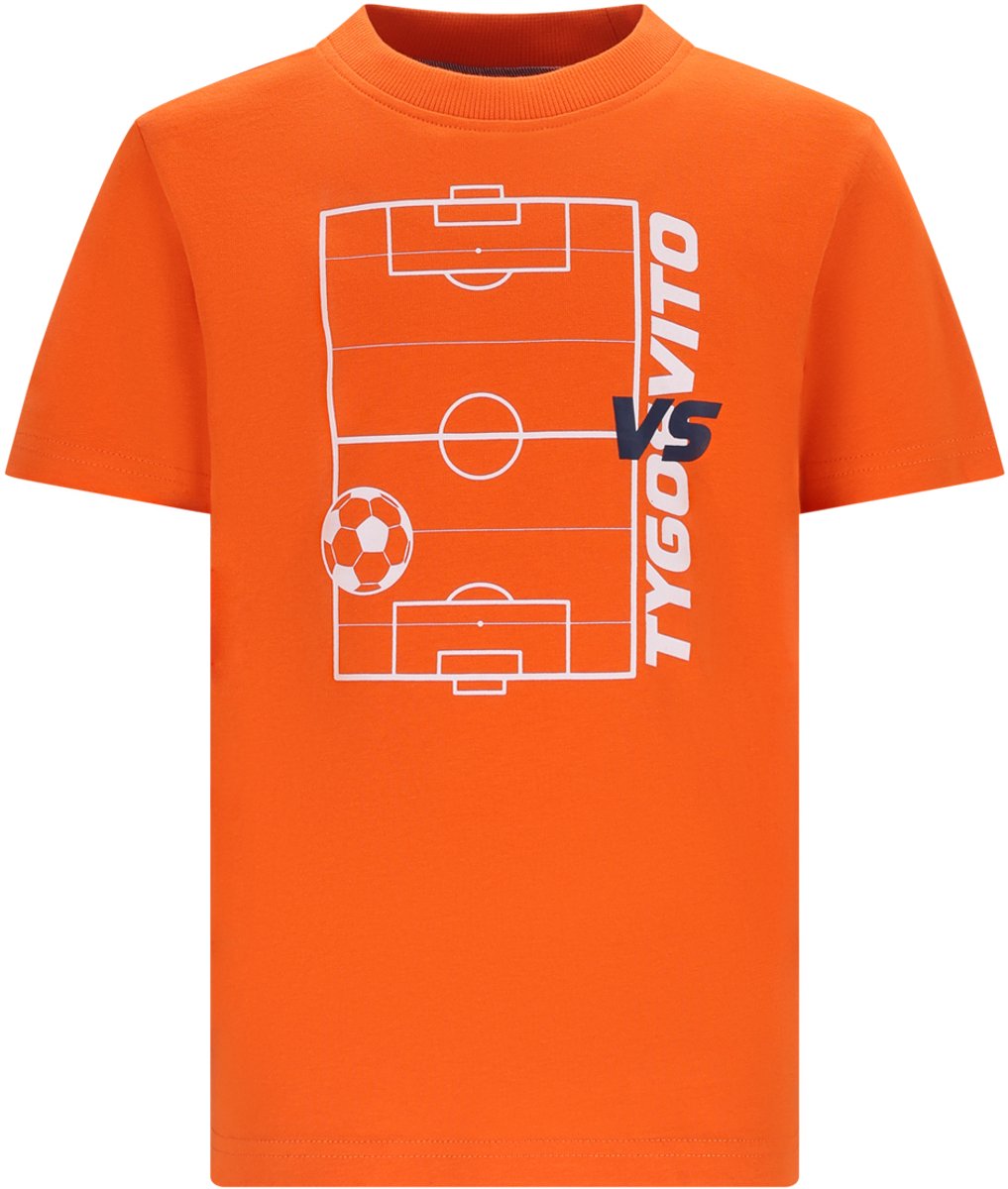 TYGO & vito jongens T-shirt oranje maat 122/128