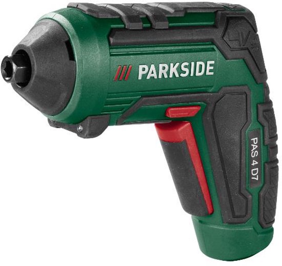 Accu-schroevendraaier 4V PARKSIDE USB-C 200 tpm 10 Nm LED-werklamp 27-delige bitset compact
