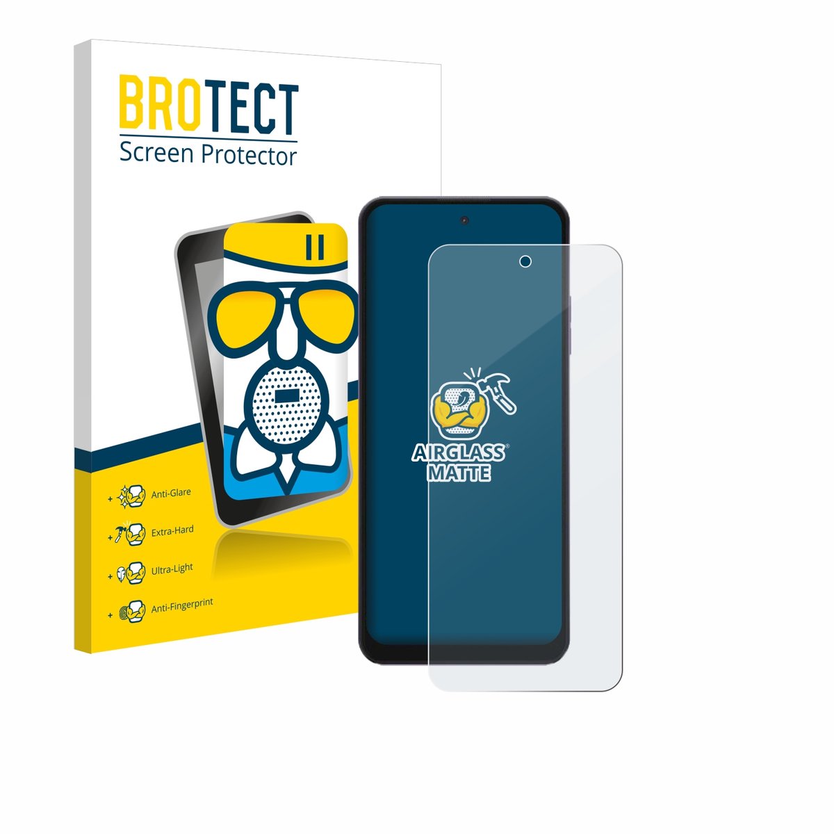 BROTECT - Screenprotector voor Hotwav Note 13 Max - Folie Beschermfolie Beschermglas matte