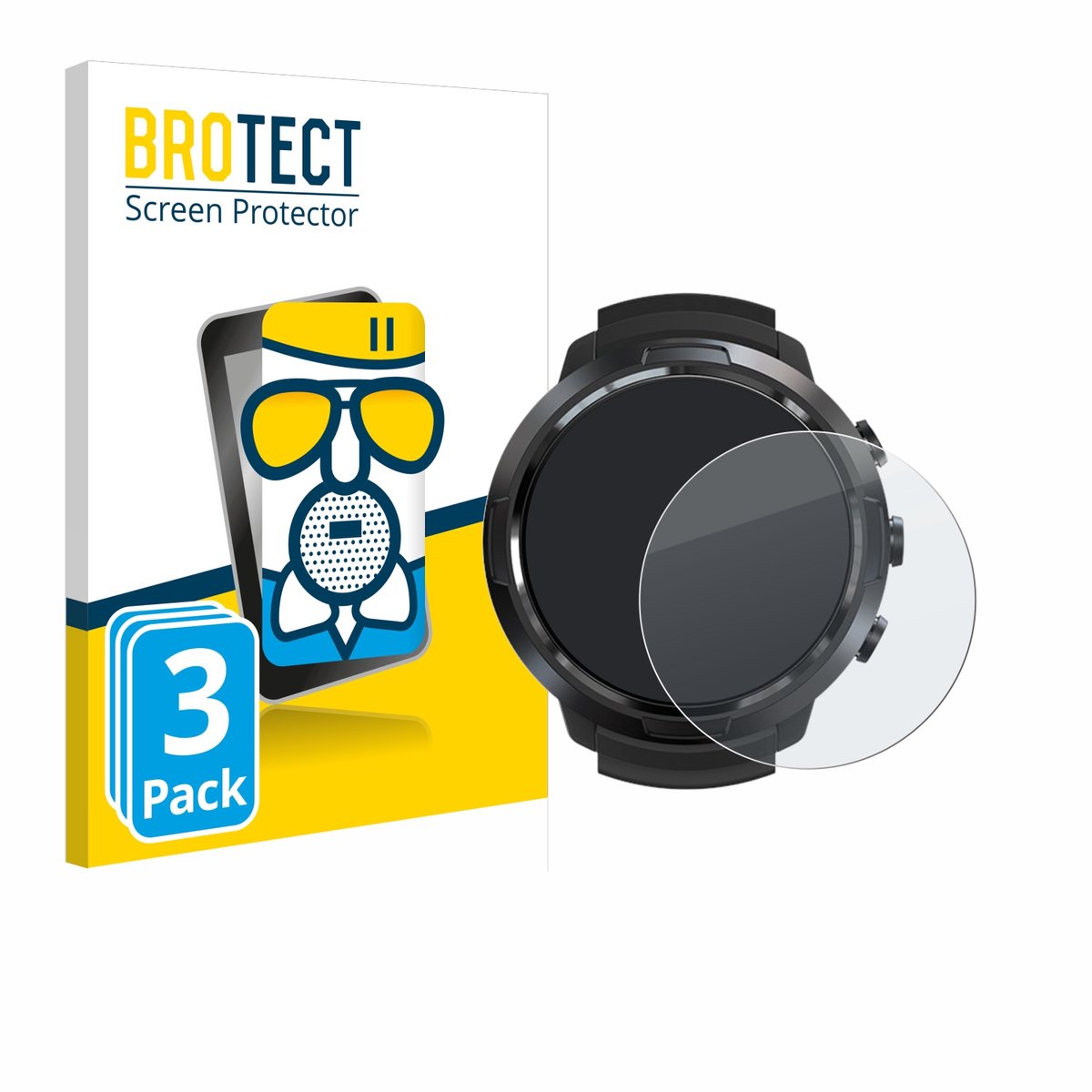 BROTECT - Screenprotector voor Suunto D5 - Folie Beschermfolie Beschermglas matte 3 Stuks