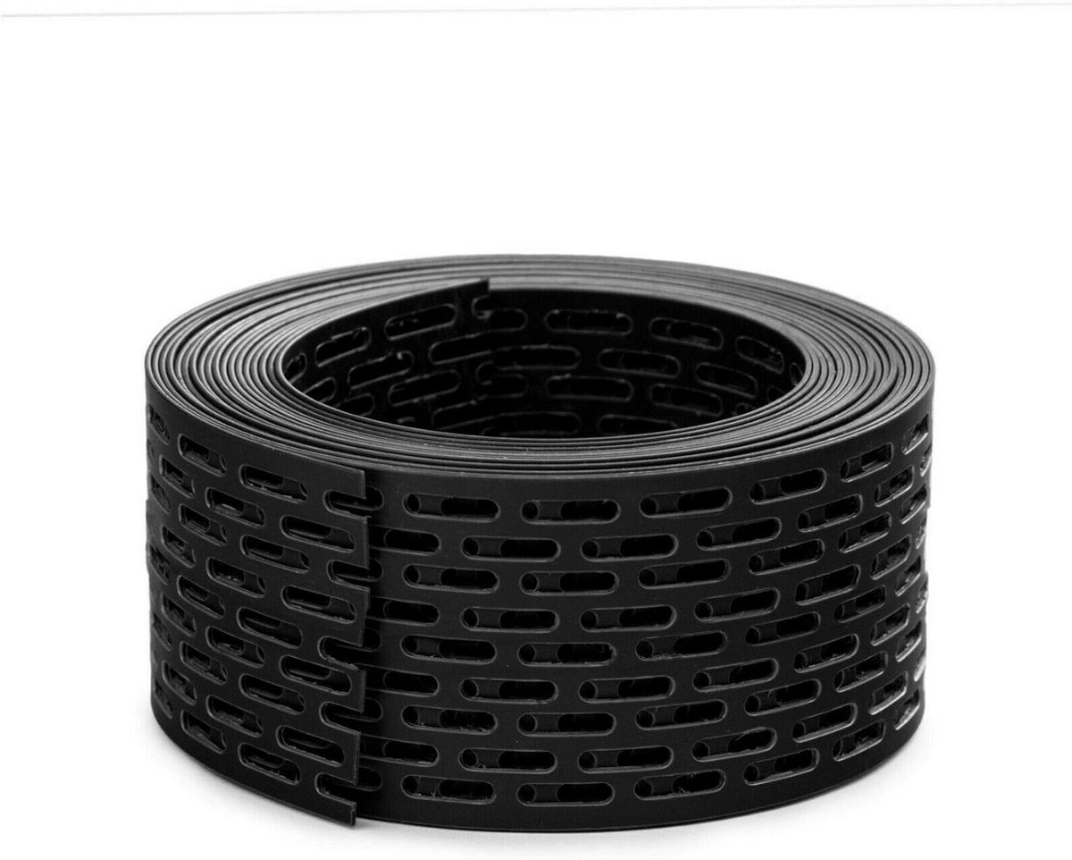 Ventilatierooster 50mm Zwart 4x5m Rol - Klimaatbestendig Vogelbescherming voor Dakrand