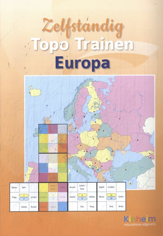 Topo Trainen Europa (inclusief Correctievel) [Zelfstandig To ... - cover
