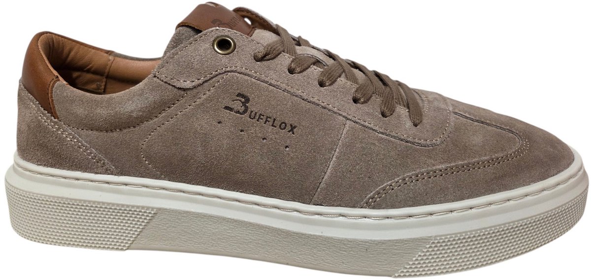 Bufflox Dublin Sneakers Taupe Suede Heren - Taupe - 42