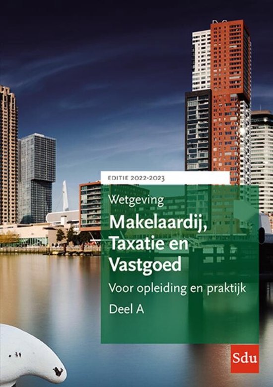 Educatieve wettenverzameling - Wetgeving Makelaardij, Taxati ... - cover