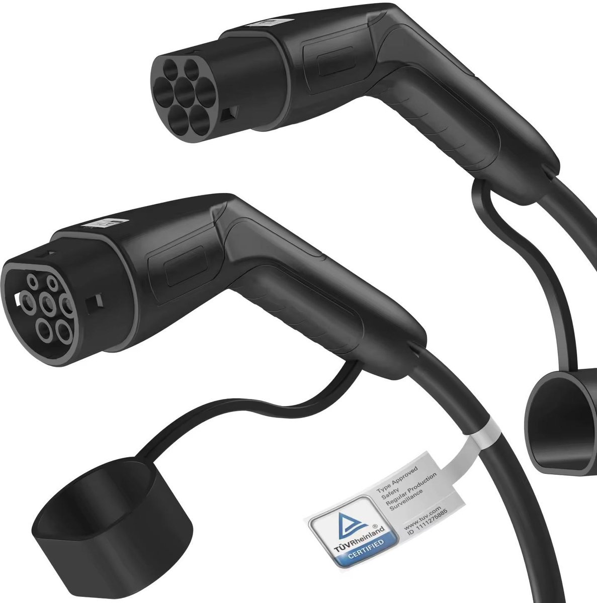 Bar2Charge Type 2 Laadkabel - Snel laden, 10 meter - Zwart