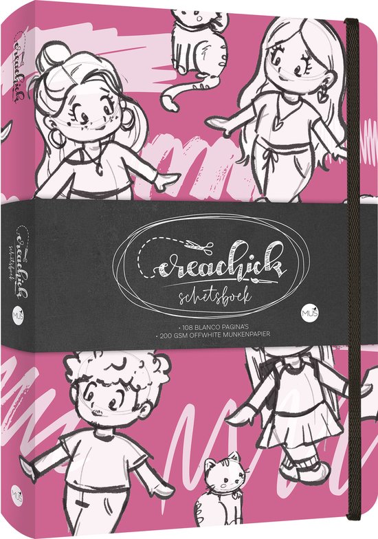 CreaChick Schetsboek - cover