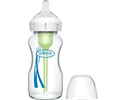 Dr. Brown's Options+ Anti-colic Bottle | Brede halsfles 270 ml glas