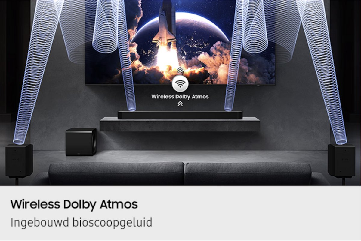 Samsung Q-series HW-Q990F - Soundbar - Dolby Atmos - Q-Symphony - Zwart – foto 6