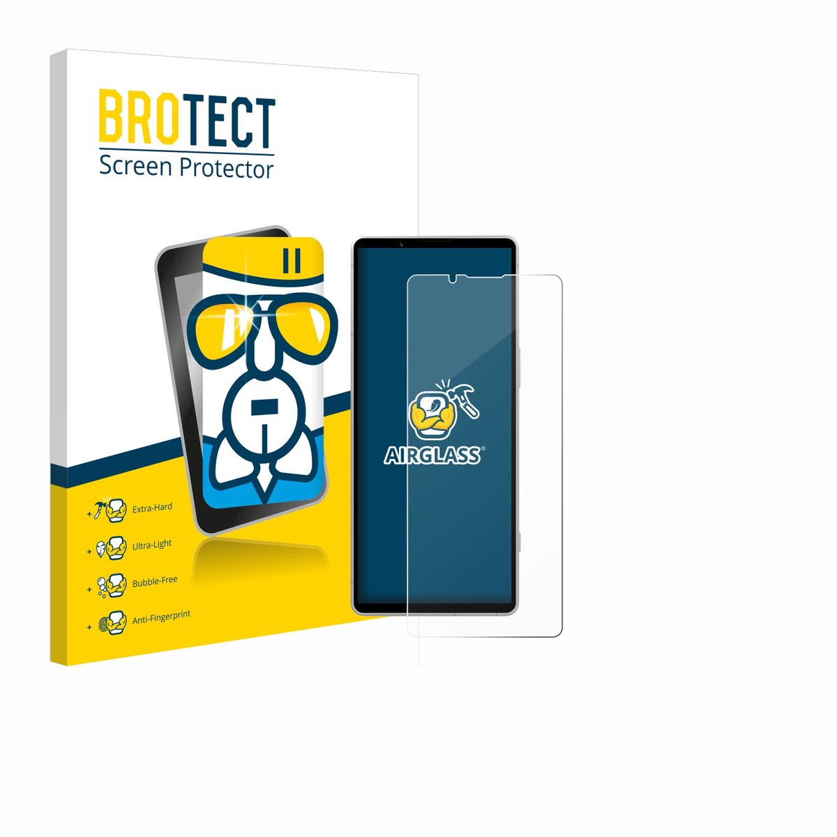 Screenprotector voor Sony Xperia 5 V Beschermglas transparant
