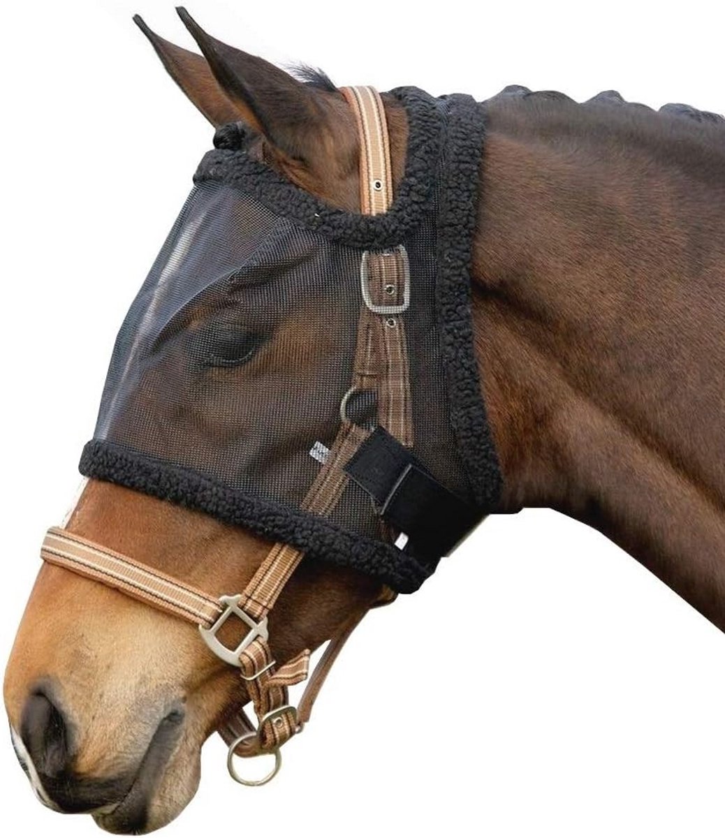Vliegenmasker voor Pony en Veulen zonder Oren - Insectenbescherming