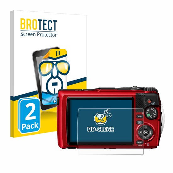 BROTECT - Protecteur d'écran pour Olympus OM System Tough TG-7 - Film Protecteur Transparent (2 Pièces)