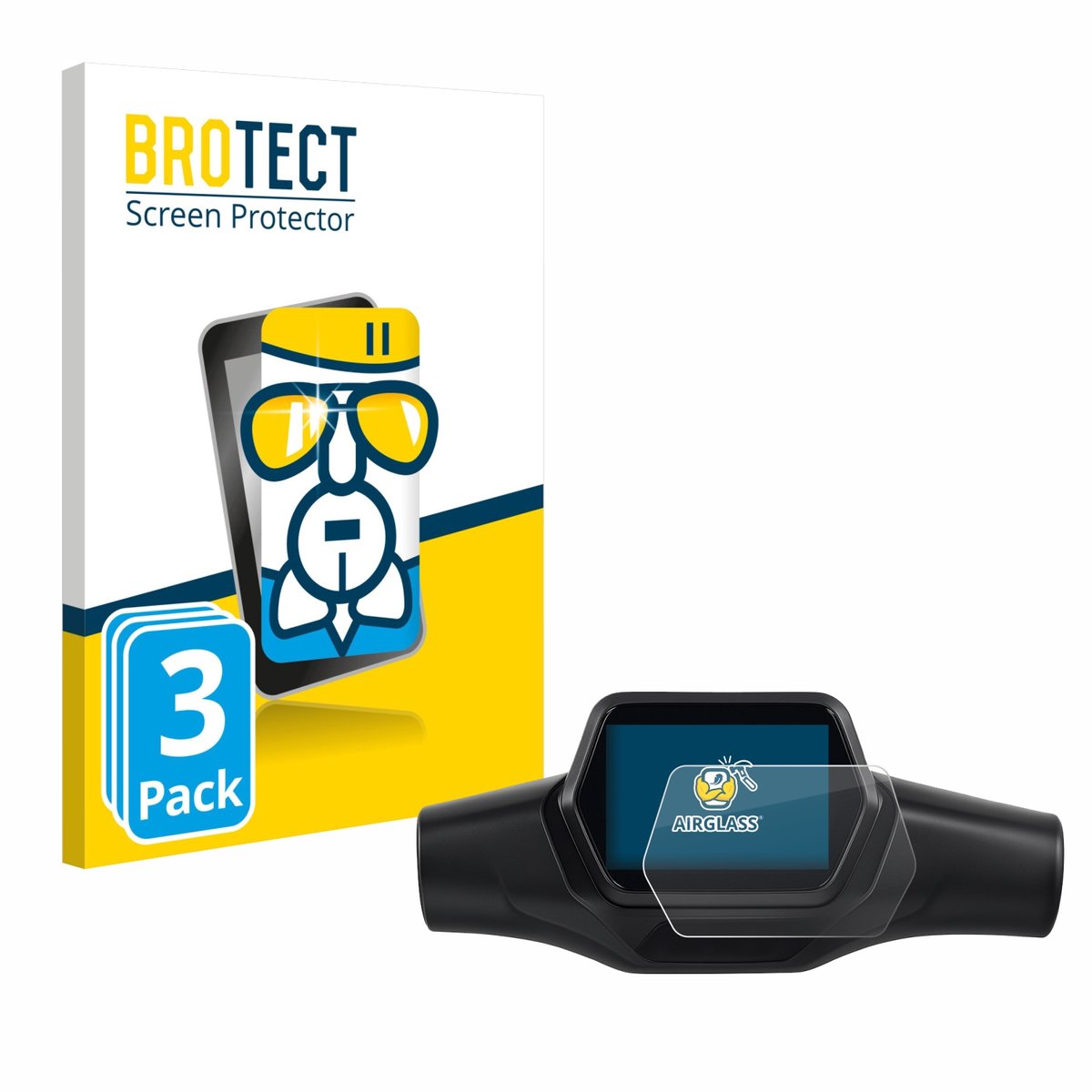 Screenprotector 3 Stuks voor Segway Ninebot ZT3 Pro D Beschermglas transparant