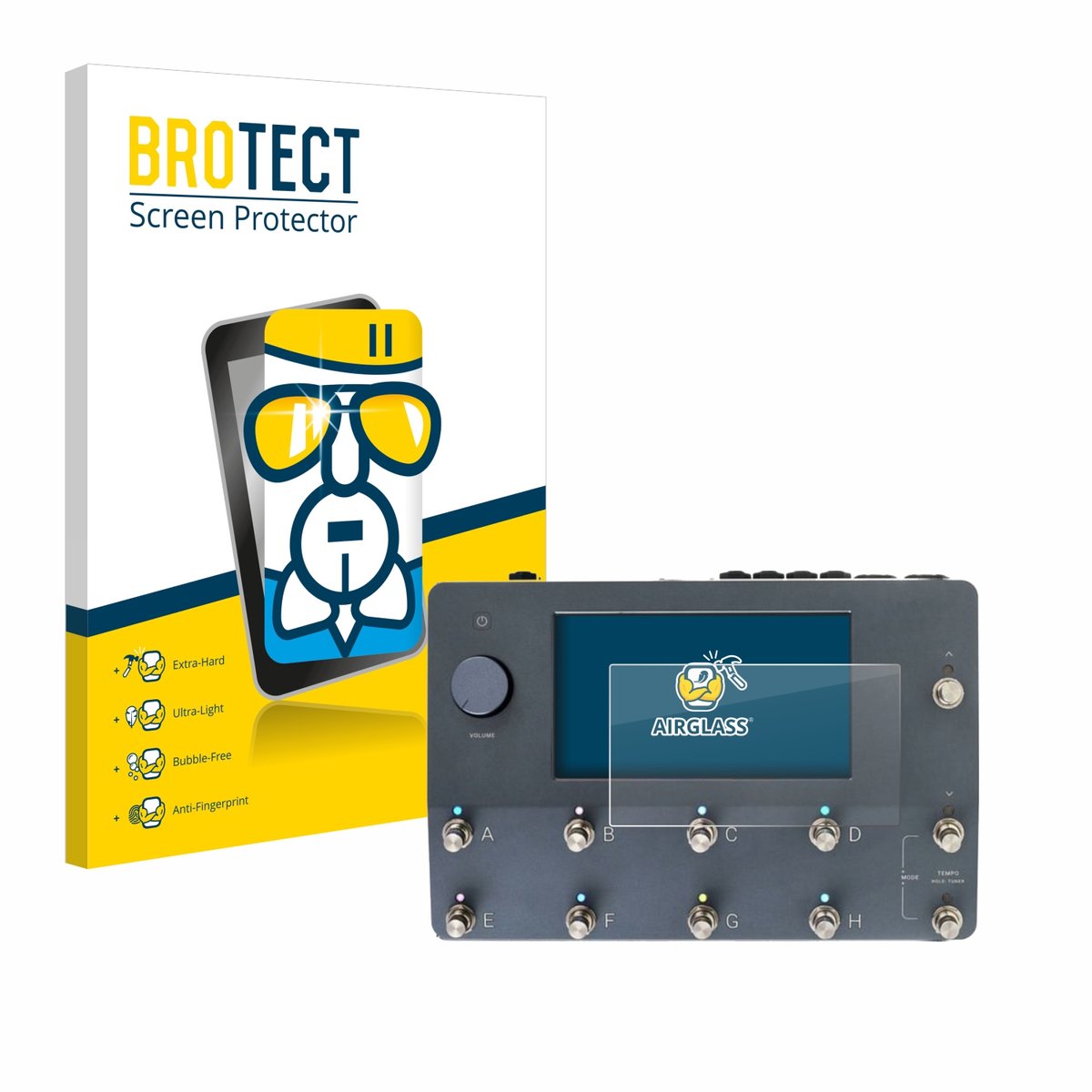 Screenprotector voor Neural DSP Quad Cortex Beschermglas transparant
