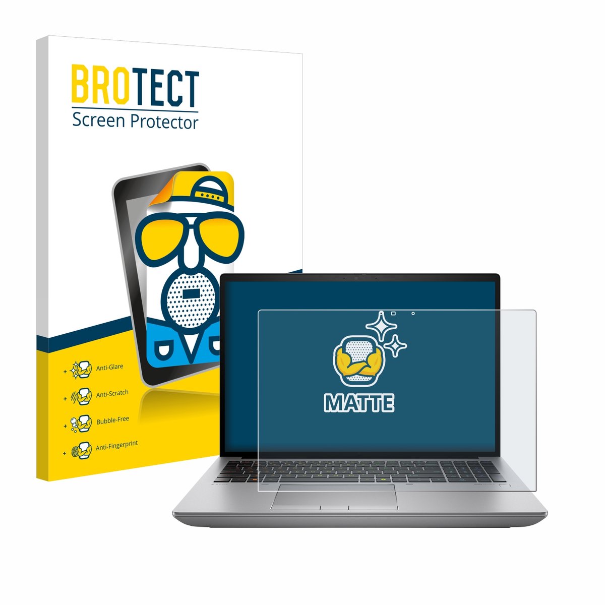 BROTECT - Screenprotector voor HP ZBook Fury 16 G11 - Folie Beschermfolie matte