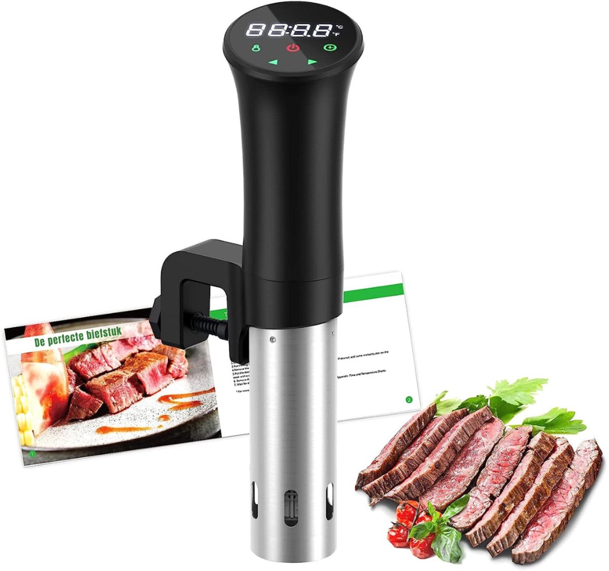 Zyrex® Sous Vide Stick - Sous Vide - Sous-Vide Stick - Zwart - 9cm x 9cm x 34cm