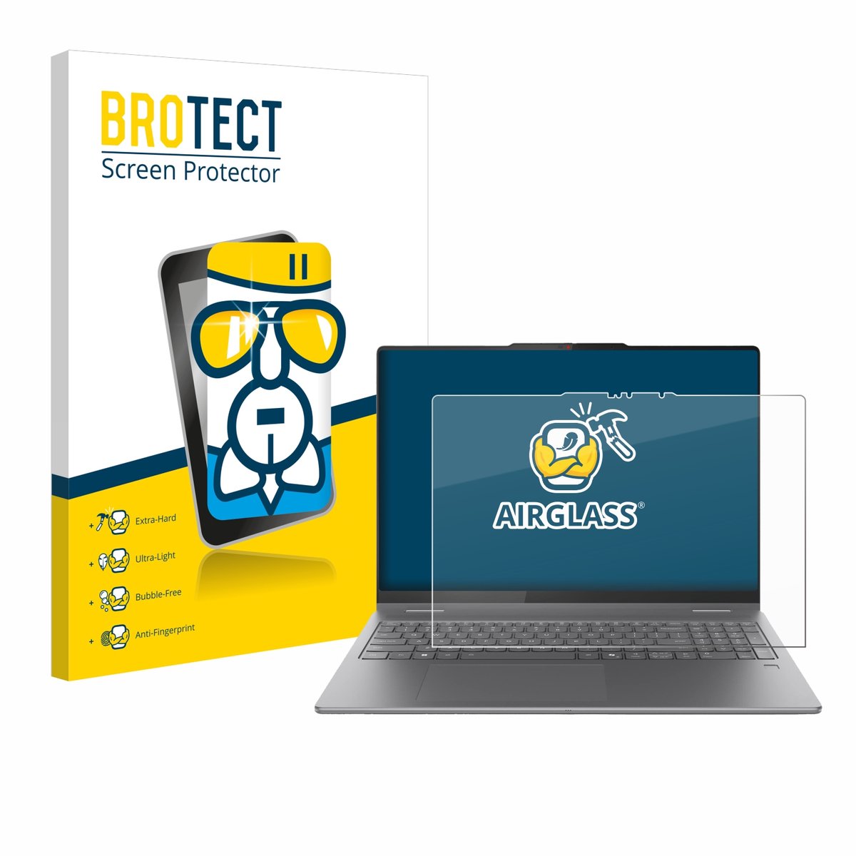 Screenprotector voor Lenovo Yoga 7 2-in-1 Gen 10 16" Beschermglas transparant