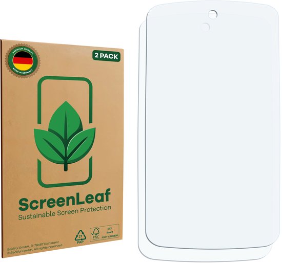 ScreenLeaf - Protecteur d'écran pour Hammerhead Karoo 3 - Film de protection d'écran durable transparent (2 pièces)