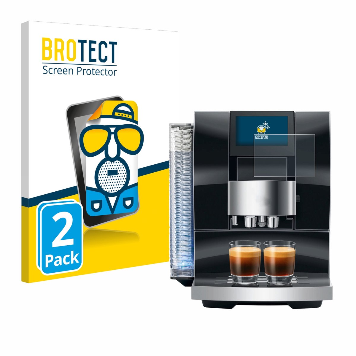 BROTECT - Screenprotector voor Jura Z10 - Folie Beschermfolie matte 2 Stuks