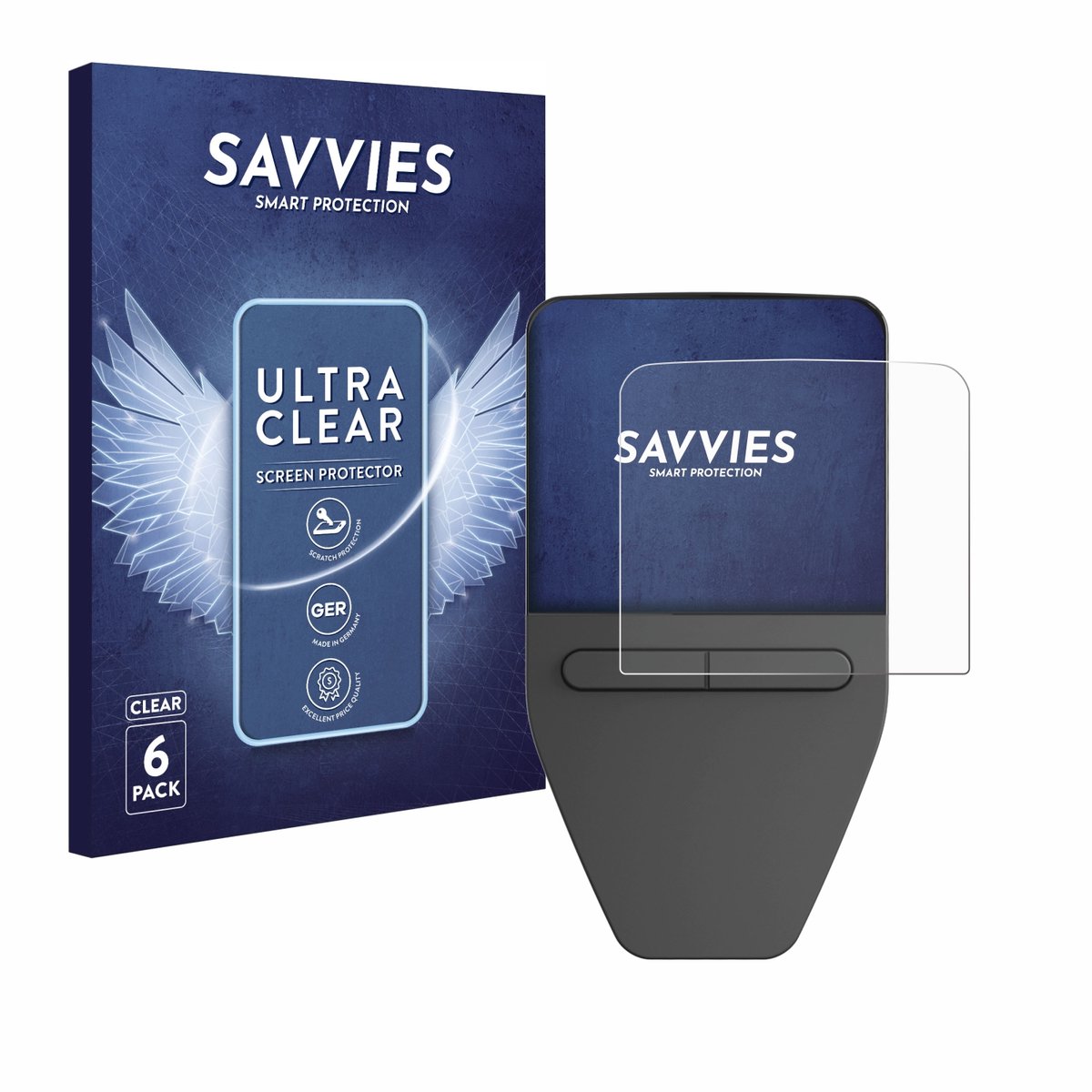 Savvies - Screenprotector voor Trezor Safe 3 - Folie Beschermfolie transparant 6 Stuks