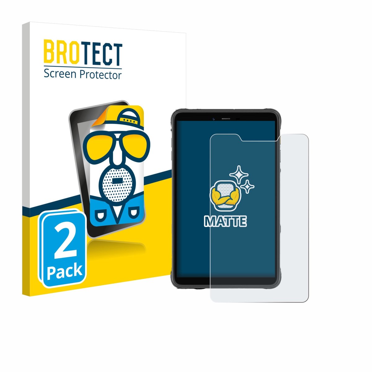 BROTECT - Screenprotector voor Ulefone Armor Pad Pro - Folie Beschermfolie matte 2 Stuks