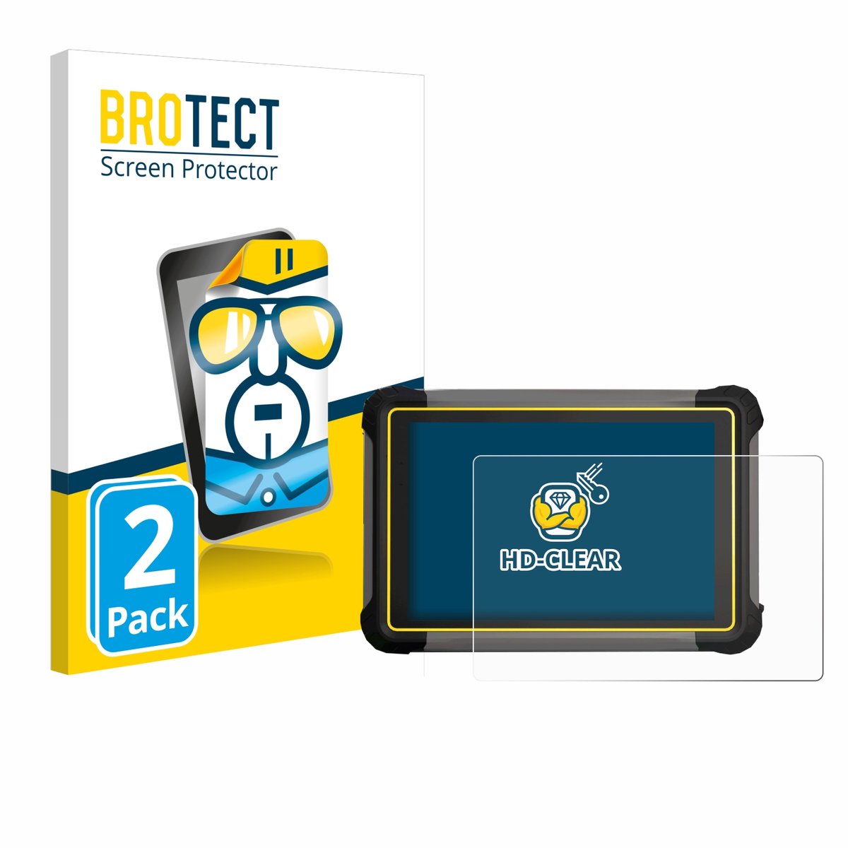 BROTECT - Screenprotector voor Leica iCON CC170 - Folie Beschermfolie transparant 2 Stuks
