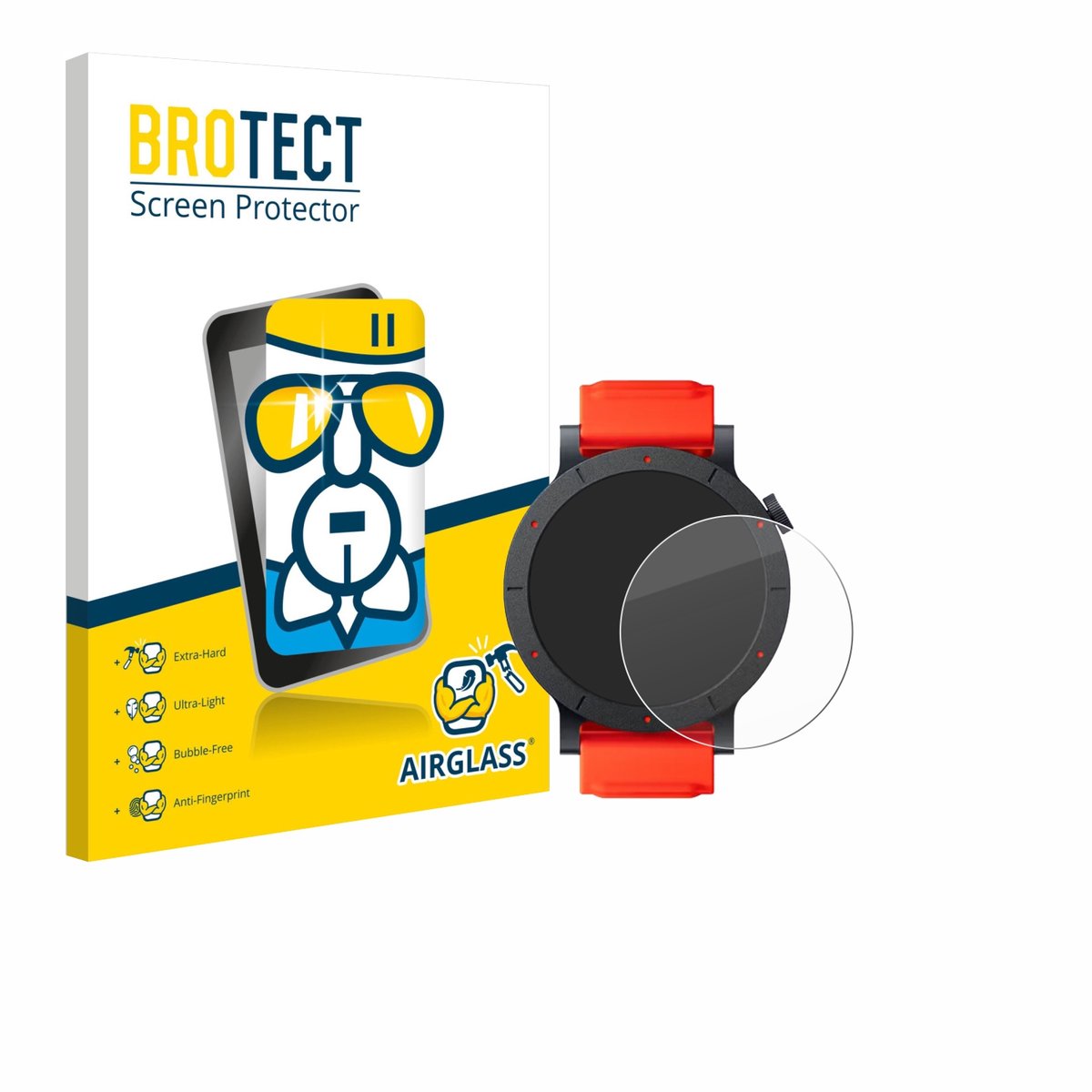 Screenprotector voor Nothing CMF Watch 3 Pro Beschermglas transparant