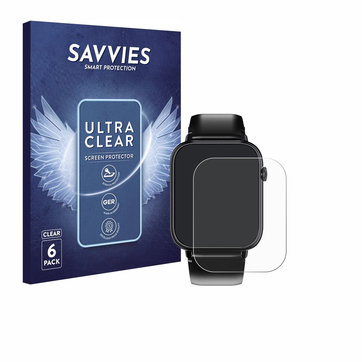Savvies - Screenprotector voor Oukitel V3 1.83" - Folie Beschermfolie transparant 6 Stuks