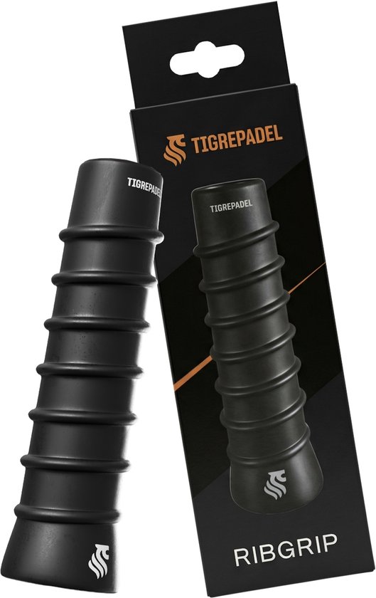 TigrePadel Ribgrip - Padel grip - Basisgrip - Hesacore - Voorkomt blessures - Padelgrips - Siliconen grip - Padel grips - Griptape - Zwart - Extra grip TigrePadel Ribgrip - Padel grip - Basisgrip - Hesacore - Voorkomt blessures - Padelgrips - Siliconen grip - Padel grips - Griptape - Zwart - Extra grip