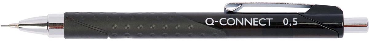 Q-CONNECT vulpotlood 0.5 mm zwart 10 stuks