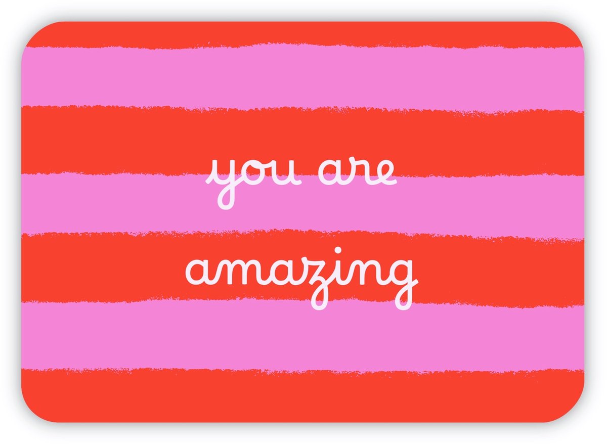 Valentijnskaart | You Are Amazing | Liefde | Wenskaart | Valentijn | Valentijnsdag | Valentijnscadeau | Ansichtkaart | A6 | 14 Februari | Kaartje