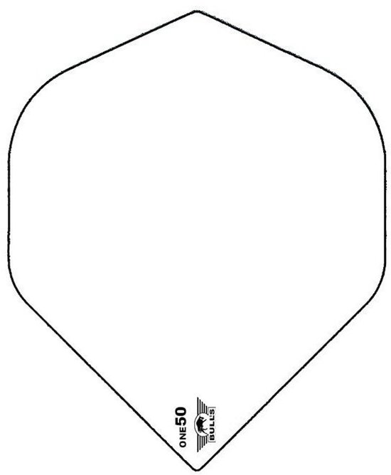Bull's One50 - White Plain - Dart Flights