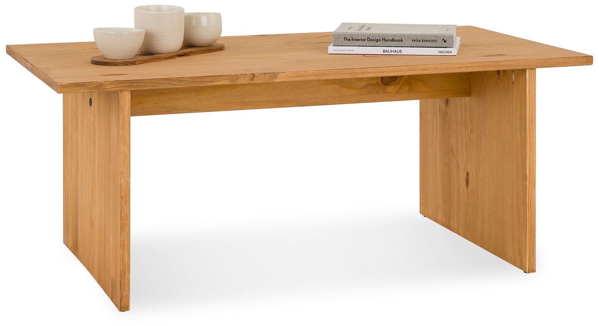 IDIMEX Salontafel SALTO van massief hout - gebeitst/gewaxt natuur
